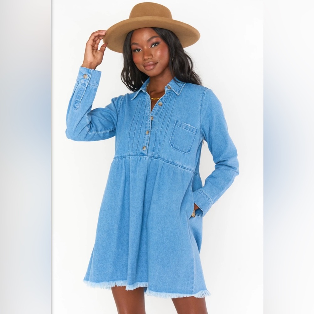 Show Me Your Mumu Lousiana Denim Dress- size XS